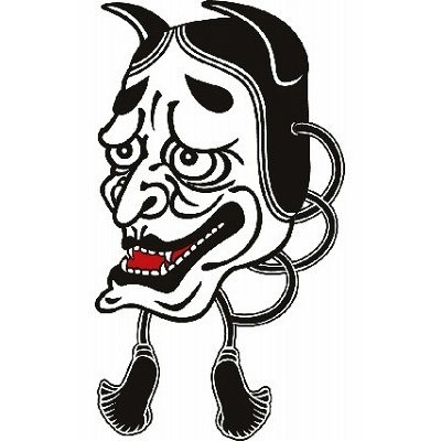 タトゥーシール 黒般若 タトゥーシール 黒般若