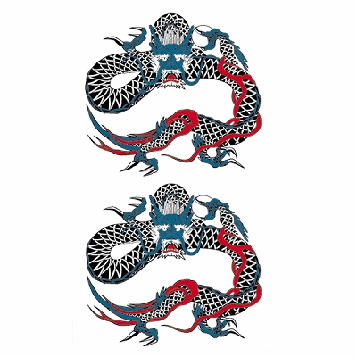 タトゥーシール 玉龍 タトゥーシール 玉龍