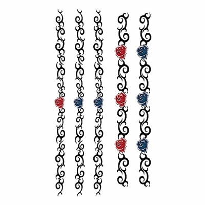 タトゥーシール 腕輪・トライバル薔薇 タトゥーシール 腕輪・トライバル薔薇