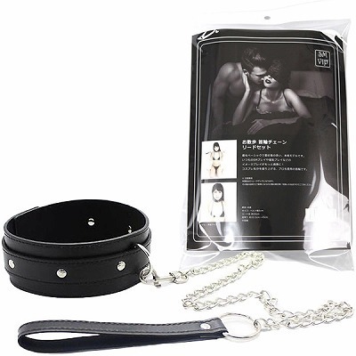 <SM VIP>お散歩 首輪チェーンリードセット <SM VIP>お散歩 首輪チェーンリードセット