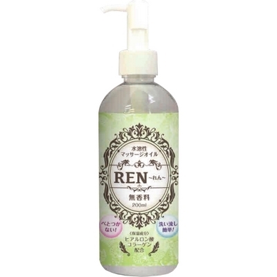REN〜れん〜水溶性マッサージオイル200ml (無香料) REN〜れん〜水溶性マッサージオイル200ml (無香料)