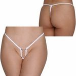 ストレッチ生地フロントアクセ付きローター収納Gスト ホワイト(ローター) ストレッチ生地フロントアクセ付きローター収納Gスト ホワイト(ローター)