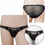 シースルー&フラワーレースポケット付きフルバック ブラック(ローター) シースルー&フラワーレースポケット付きフルバック ブラック(ローター)