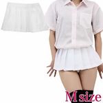 超ミニ無地スカート　Ｍ(コスプレ衣装)